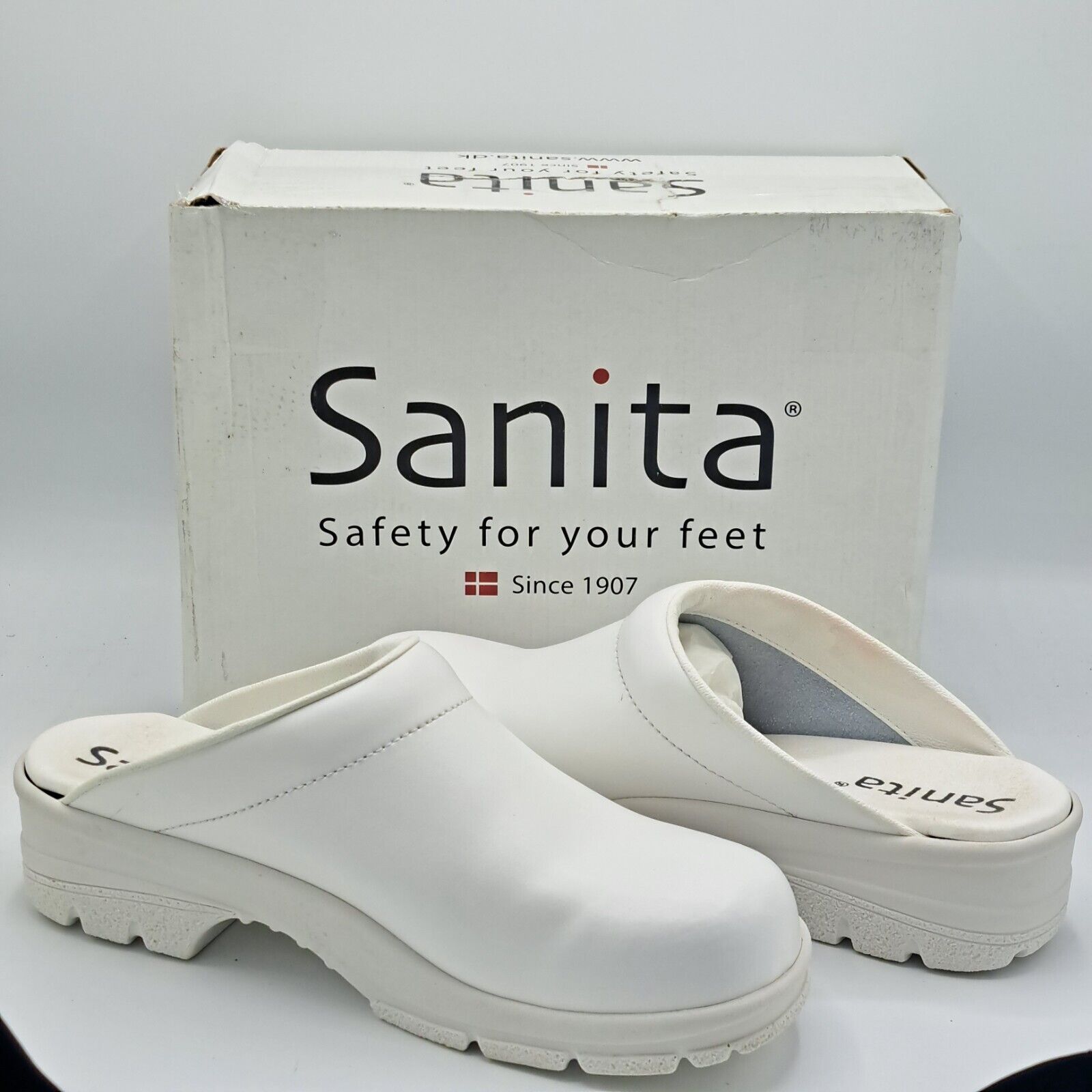 Sanitas San-Duty Ob Open PU Leather Schuhe in der Größe 41, Arbeitsschuhe