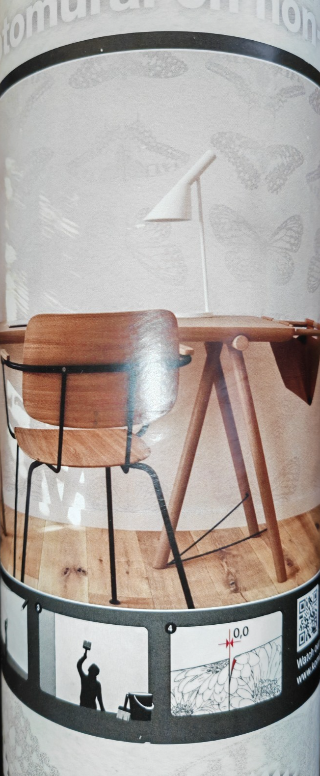 Komar Vliestapete 200x250 cm – Modernes Muster Wanddekoration