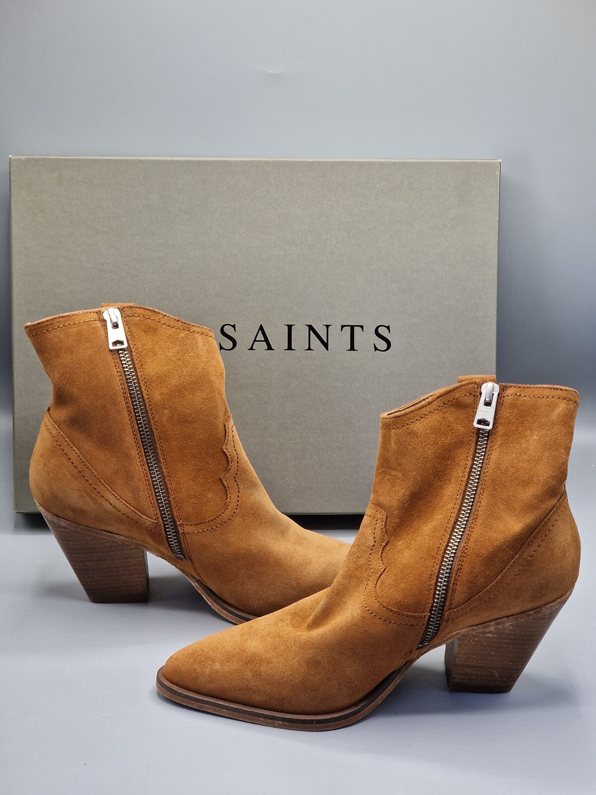 Allsaints, Rolene - Ankle - Suede, Damen, Größe 39