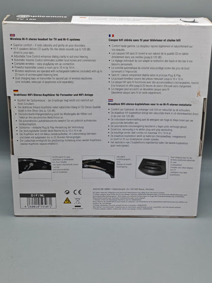 Amplicomms TV 150 Drahtloser HiFi-Stereo Kopfhörer
