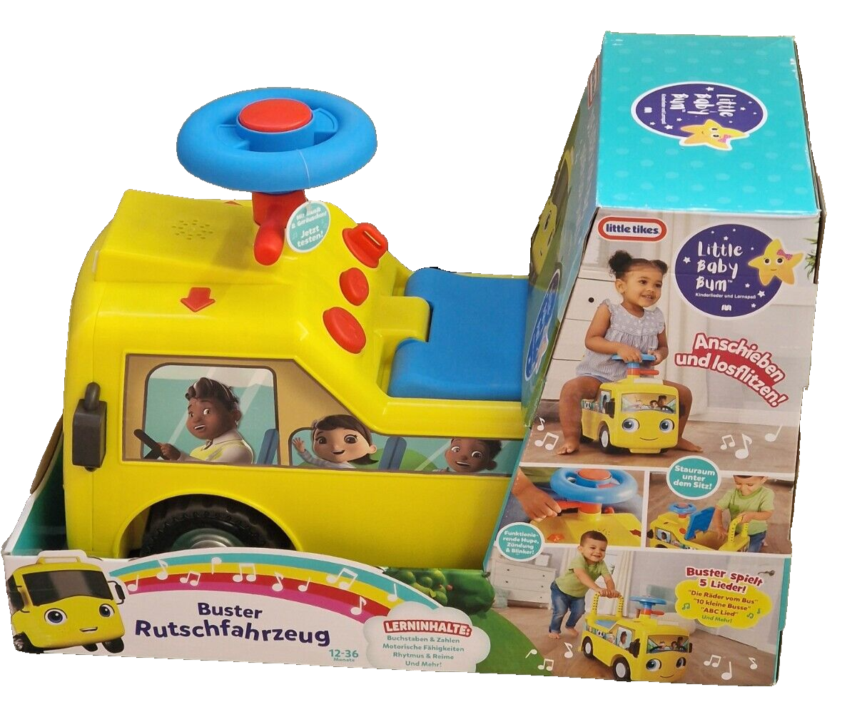 Rutschfahrzeug, Little Baby Bum Wheels On The Bus Scoot and Push Ride