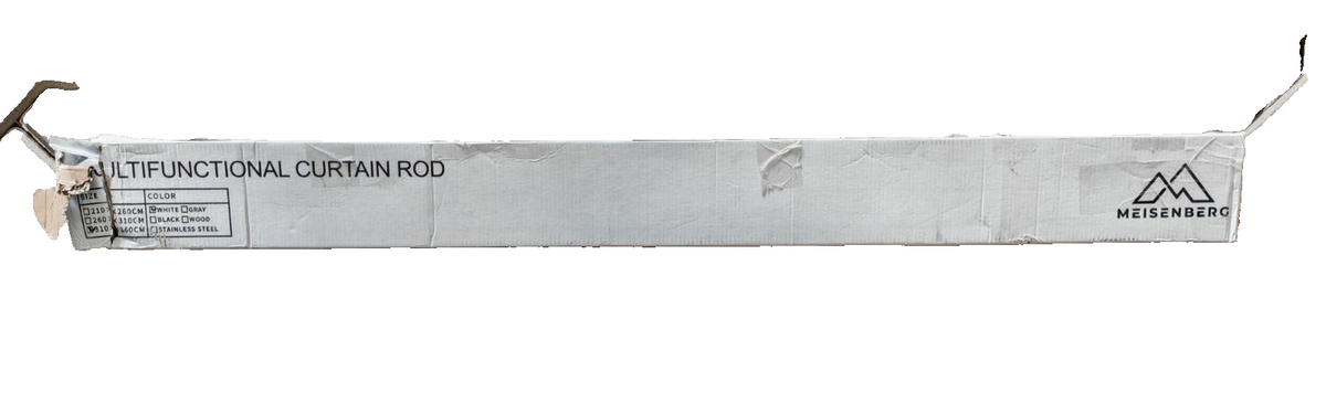 MEISENBERG Teleskopstange 310-360cm Weiß Ø32mm Klemmstange ohne Bohren HA25