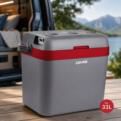 DMS Thermo Kühltasche 33L 12V 24V Kühlbox Warmhaltefunktion Camping Auto