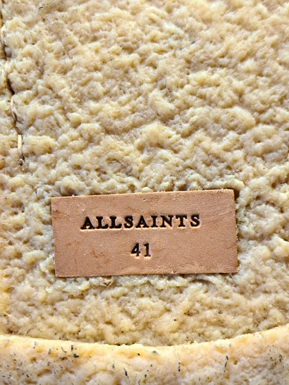 Allsaints Marco - Lace Up Boot - Suede - Taupe, Größe 41, Herren