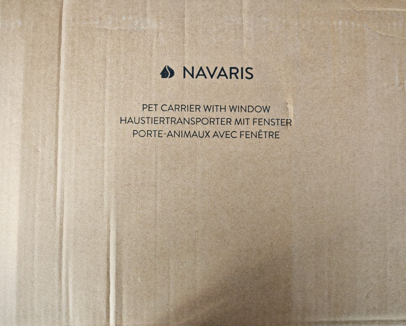 Navaris Transportbox Katze Katzenbox Tragetasche Fenster Schultergurt sicher HA1