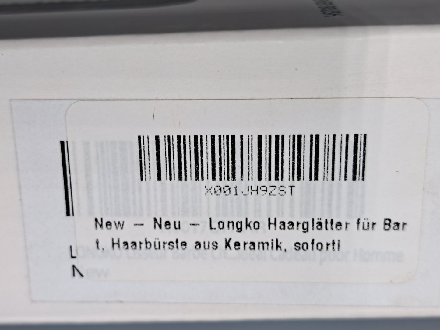 Longko Haarglätter für Bart, Keramik, Bartglätter