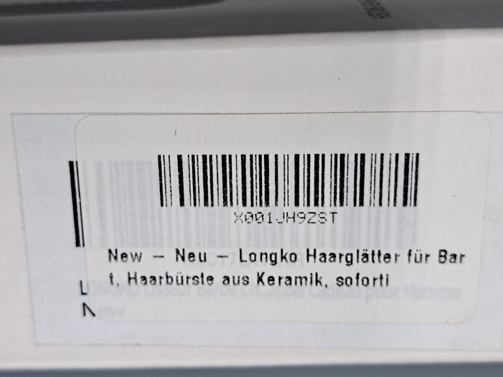 Longko Haarglätter für Bart, Keramik, Bartglätter