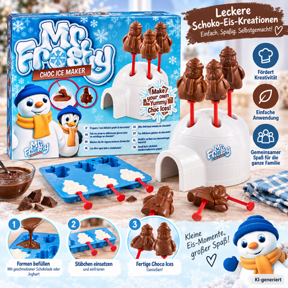 Mr Frosty Choc Ice Maker Schoko Eis Set Kinder Eismacher MRB00111 ab 5 Jahre D6