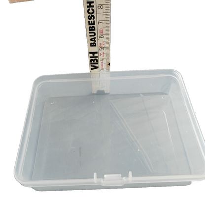 24x BELLE VOUS Aufbewahrungsbox Kunststoff Transparent Kleinteile Box Deckel F4