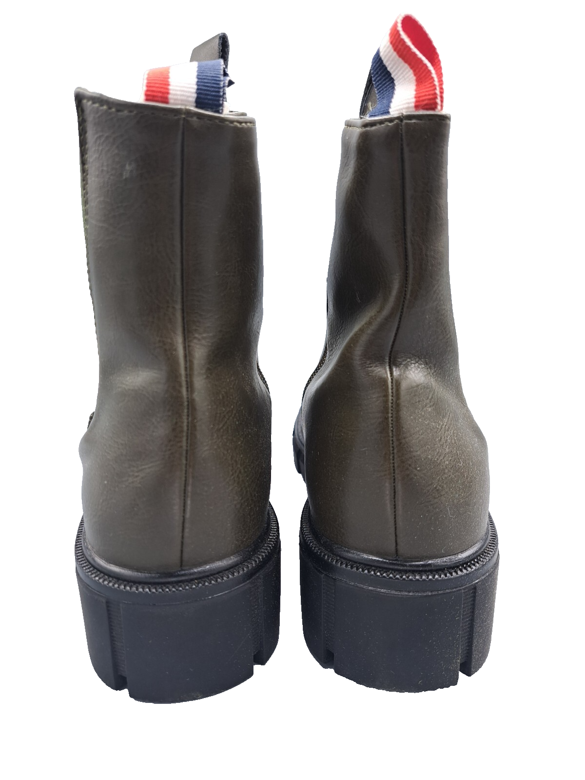 Inselhauptstadt Damen Chelsea Boots Gr. 40 Khaki Taupe Stiefeletten Profilsohle