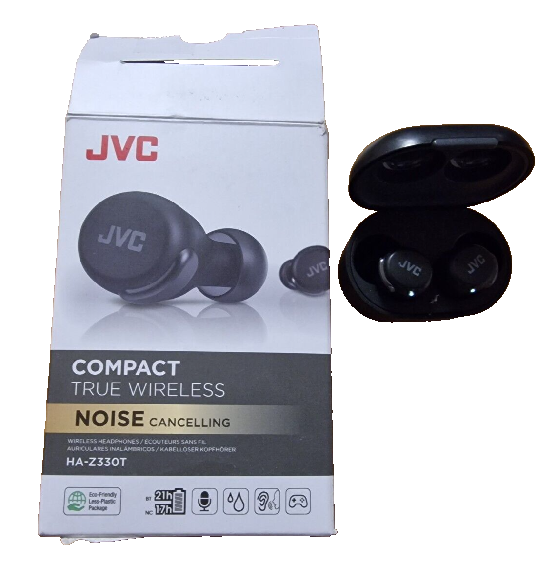 JVC Compat True Wireless Noise Cancelling HA-Z330T