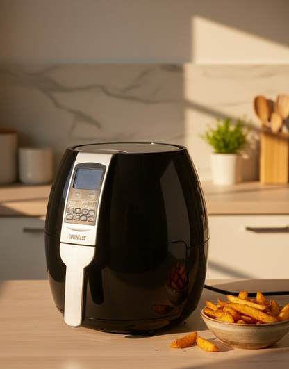 Princess Heißluftfritteuse 3,2L Digital 1500W Airfryer 8 Programme Schwarz