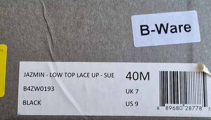 AllSaints Jazmin Sneaker Damen – Schwarz Low Top Größe 40