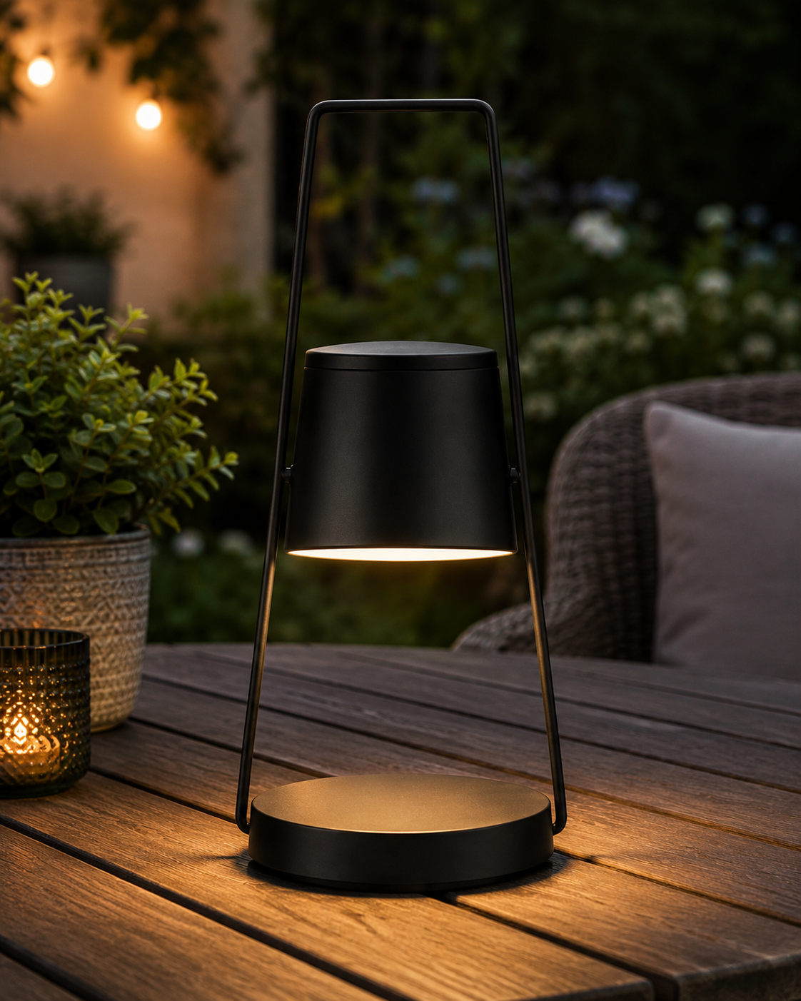 LUMIDA Garden Solar Spotlight RGB Warmweiß Schwenkbar USB-C Gartenlicht Akku P5