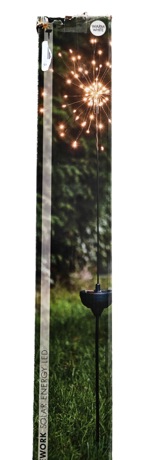 Star Trading Solar LED Feuerwerk Gartenstecker 100 cm Warmweiß 90 LEDs HA33