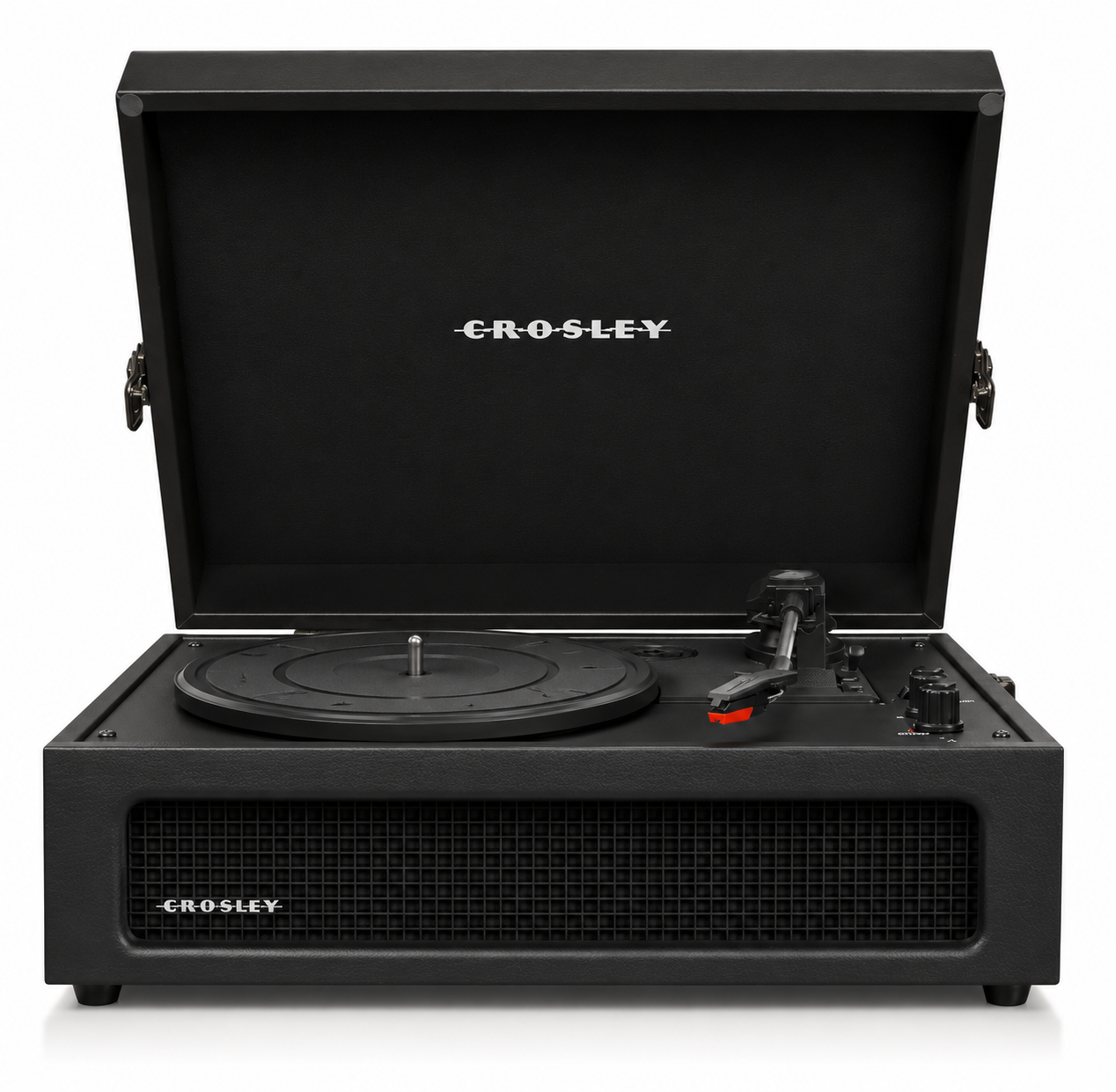 Crosley Voyager Plattenspieler Bluetooth Koffer Retro 3-Speed AUX Schwarz o.N.A6