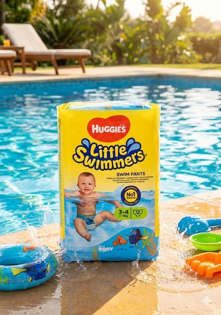 Huggies Little Swimmers Schwimmwindeln 3-4 Jahre 7-15 kg 12 Stück
