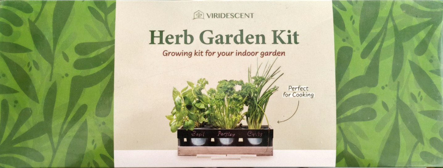 Viridescent Herb Garden Kit Kräutergarten Anzuchtset Kräuter Set Indoor B6