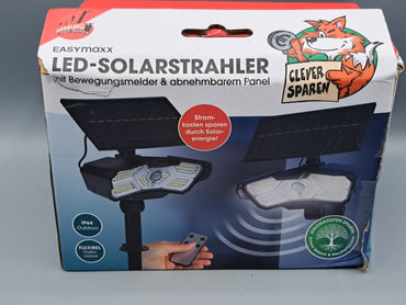 Easymaxx LED-Solarstrahler mit Bewegungsmelder IP64
