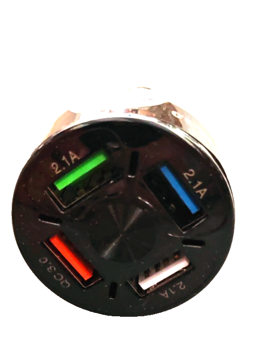 Intelligentize Fast Car Charger 4 USB Auto Ladegerät 12-32V Schnellladegerät A8