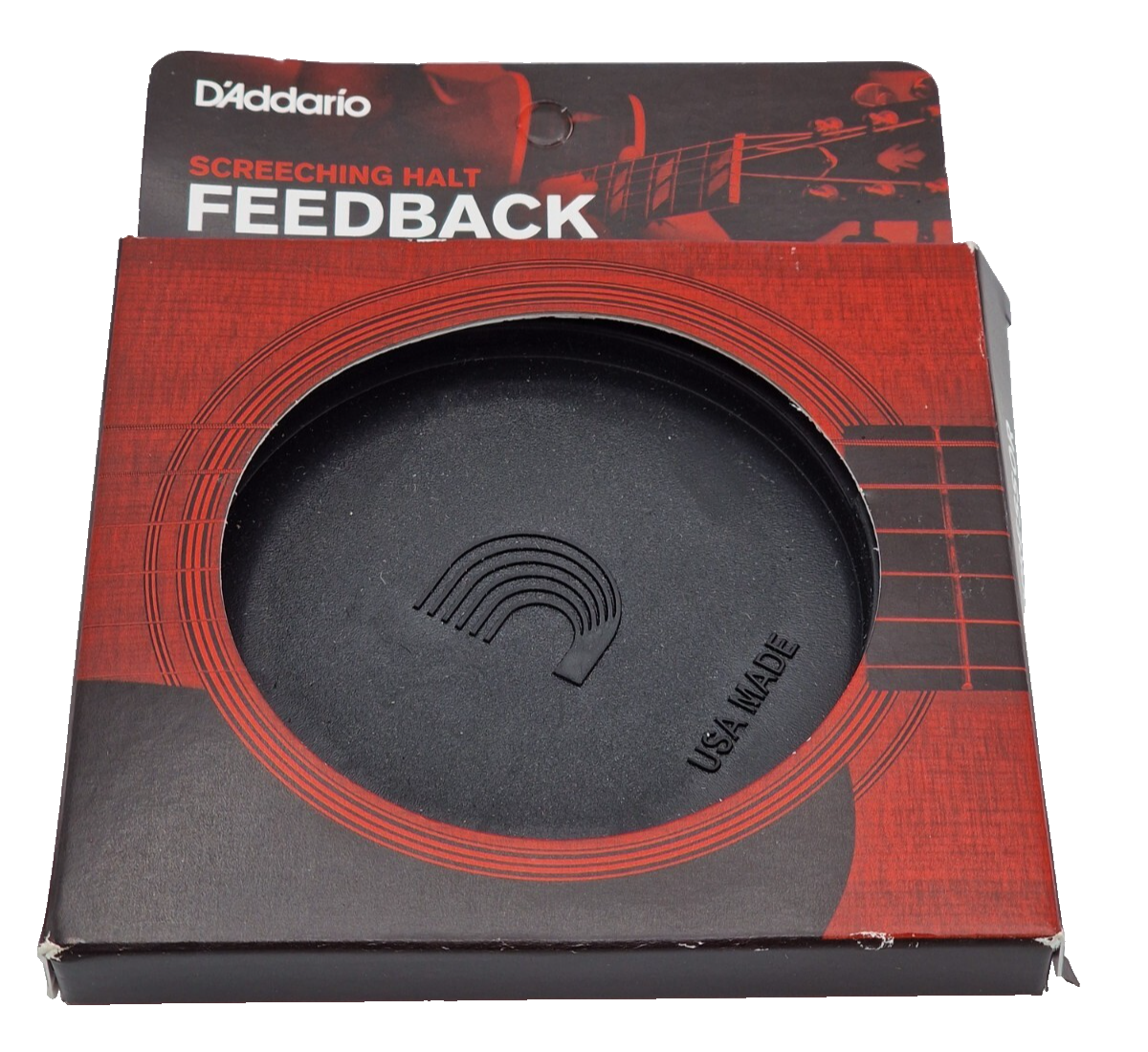 D'Addario PW-SH-01 Screeching Halt Schallloch Einsatz Feedback Buster 10cm D8