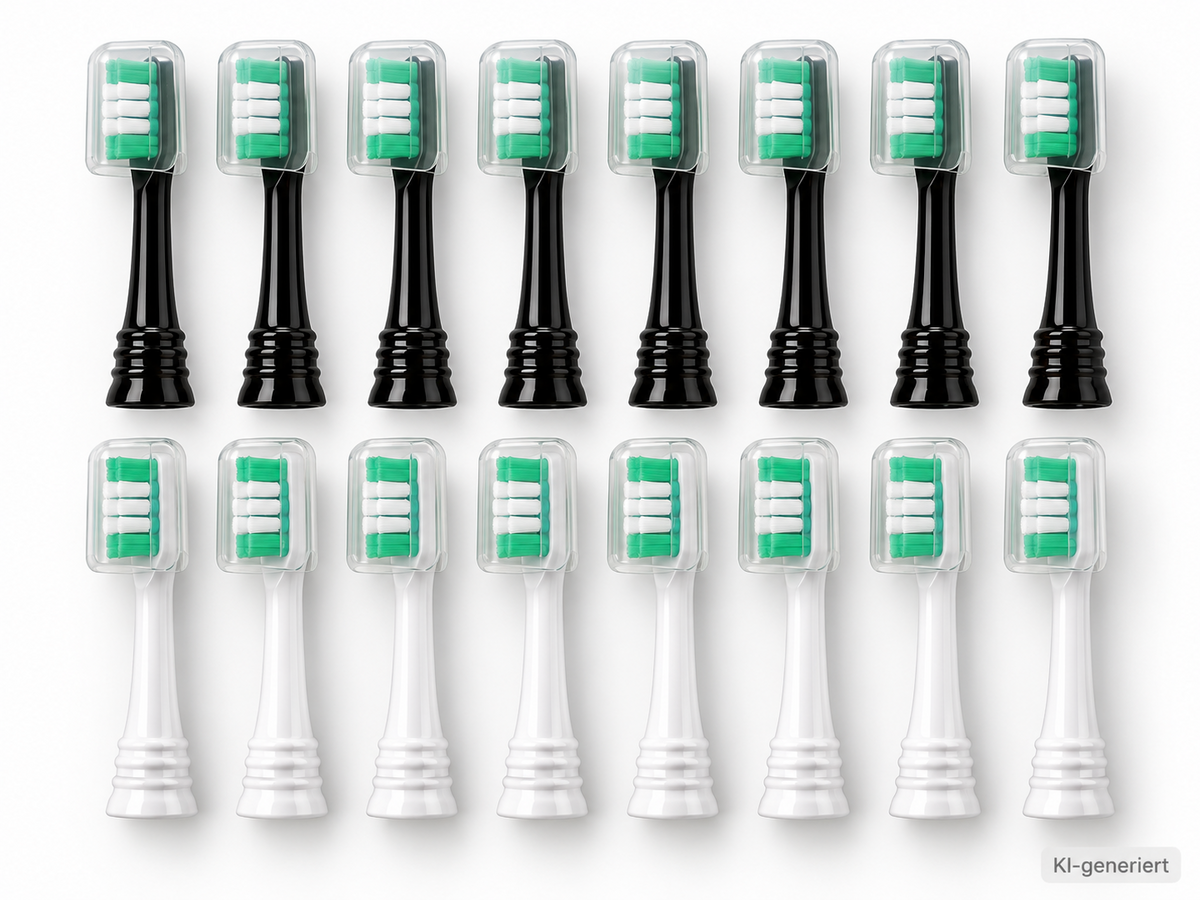 16x Ersatzbürsten Aufsteckbürsten für Oral-B Braun Zahnbürste Schwarz Weiß C1