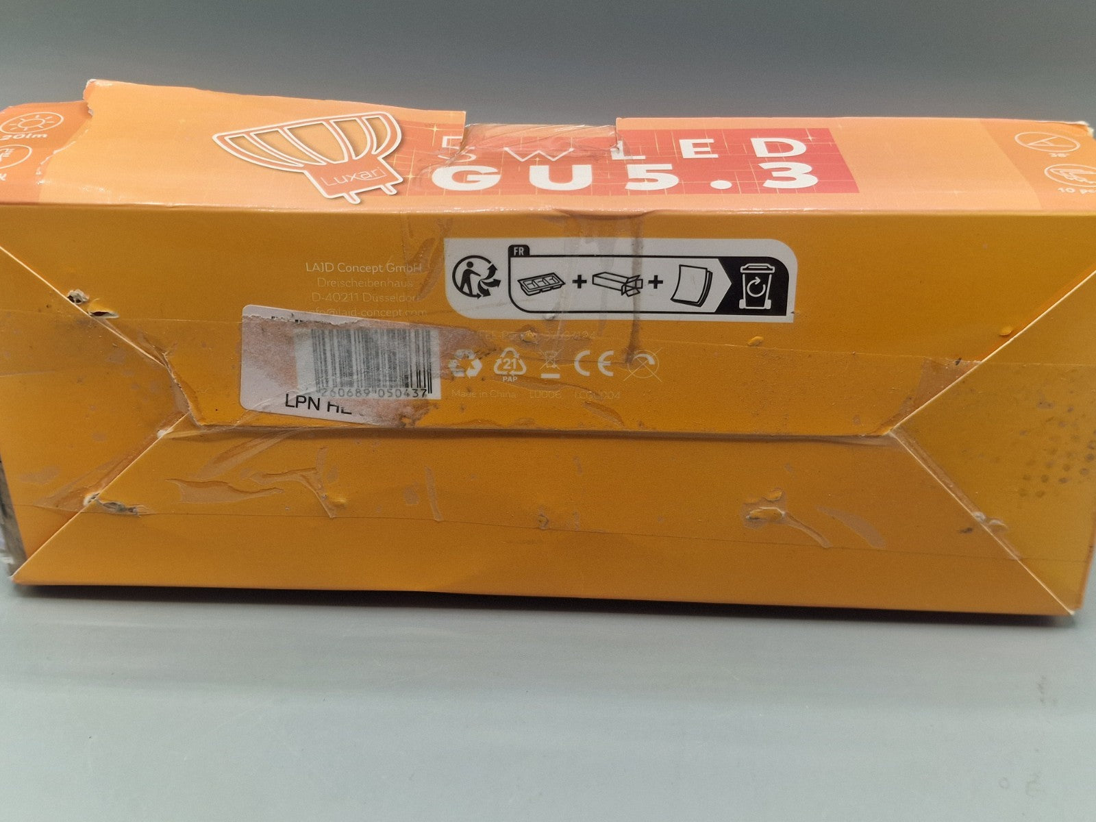 Luxari 5W LED GU 5.3 420lm, 2700k, 10 Stück