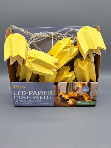 Tchibo LED-Papier Lichterkette, 300 cm, Warmweiß