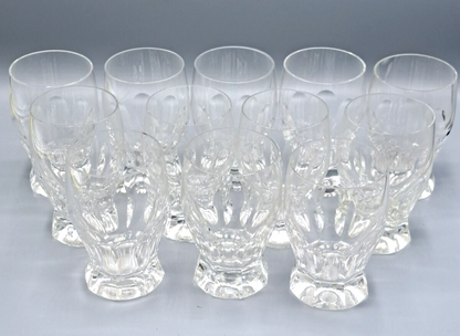 Antiquität Trinkgläser 12-teilig Gläser Set Vintage Sammlerstück