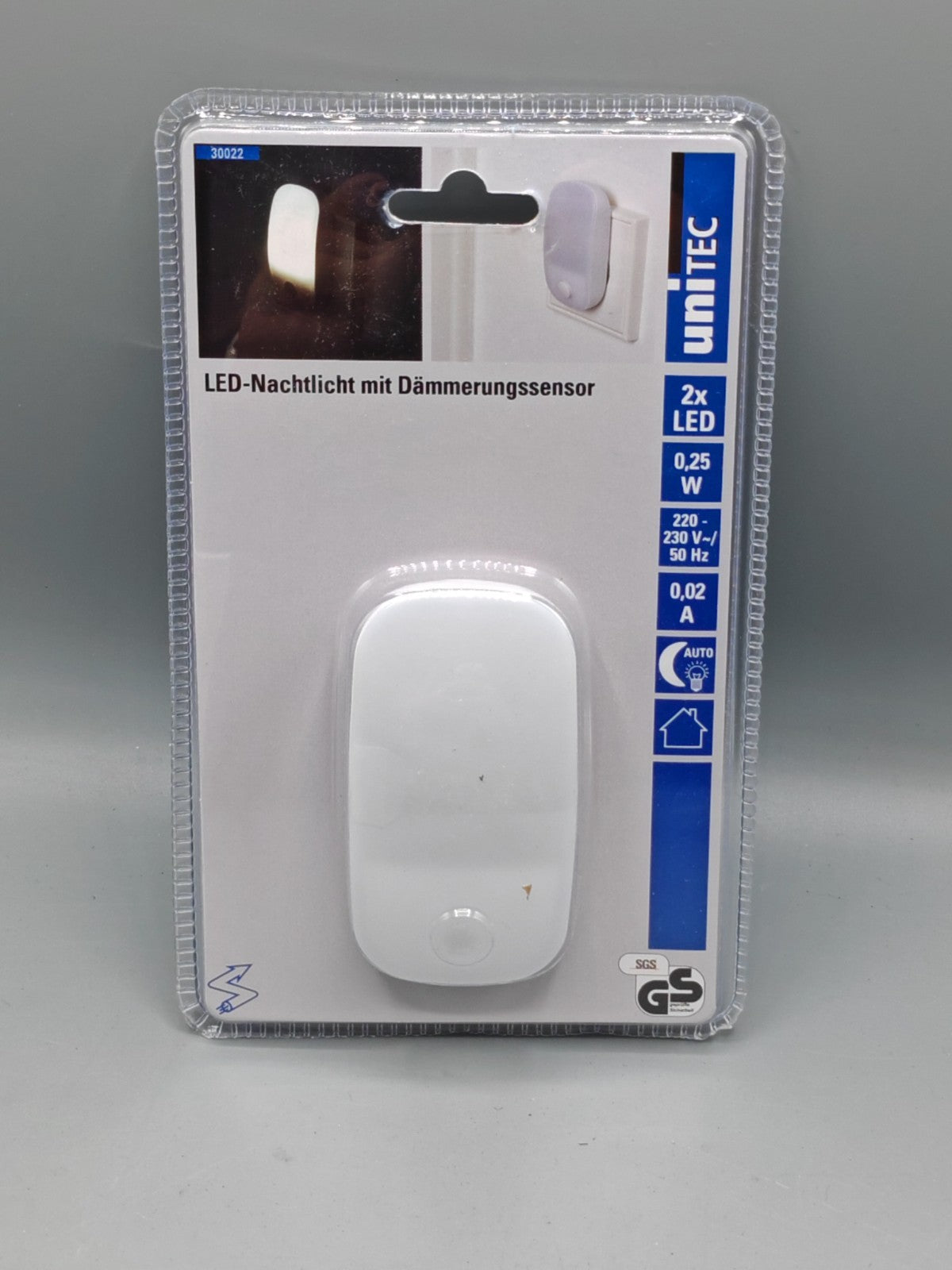 Unitec LED-Nachtlicht mit Dämmerungssensor