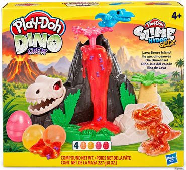 Hasbro Play-Doh Dino Crew Lava Bones Island Vulkan Slime Dino Insel F1500 D5