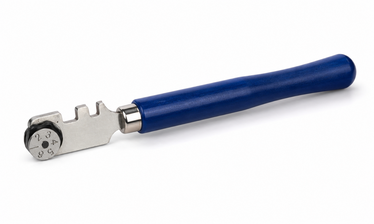 LUX-TOOLS Glasschneider Classic Hartmetall bis 10mm Glas Schneider Werkzeug A5