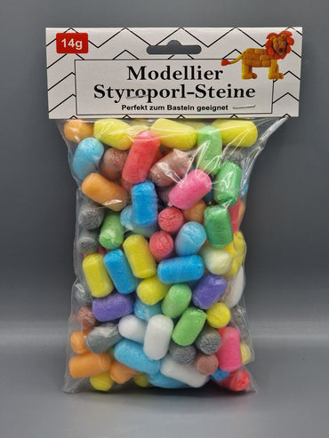 Modellier Styroporsteine Bunt Sortiert