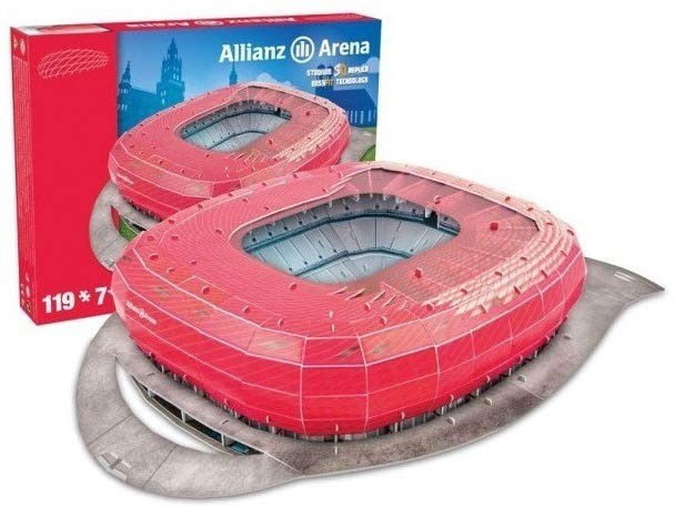 Allianz Arena 3D Puzzle – 119 Teile – Perfektes Geschenk für Fußballfans ⚽