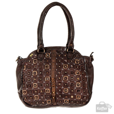 Desiderius Clavus Evelin Braun Handtasche, Echtleder, UVP: 239,95€