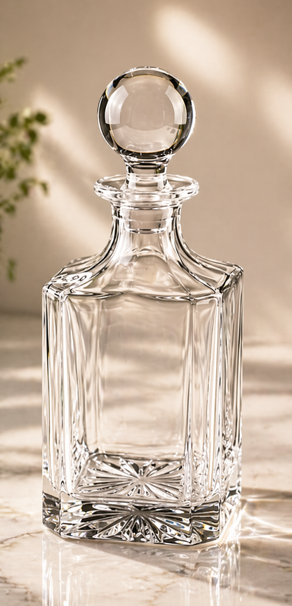 Original Joska Waldglashütte Schnapsflasche 20cm Glas Rar Sammlerstück