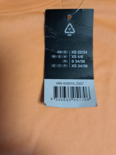 Crivit T-Shirt, Orange, Größe XS (32/34)