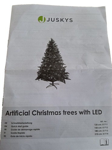 Juskys künstlicher Weihnachtsbaum 150 cm