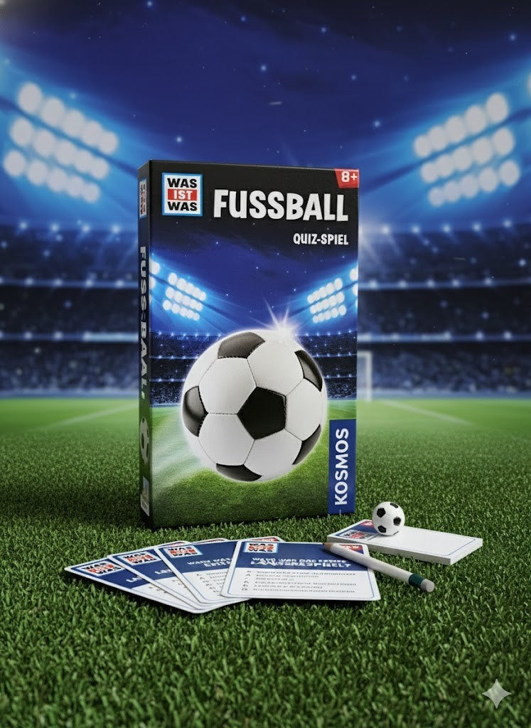 KOSMOS WAS IST WAS Fußball Quiz-Spiel 32 Karten ab 8 Jahre 699734 D4