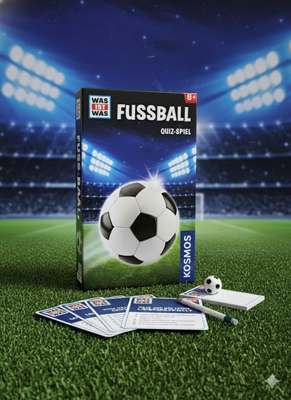 KOSMOS WAS IST WAS Fußball Quiz-Spiel 32 Karten ab 8 Jahre 699734 D4