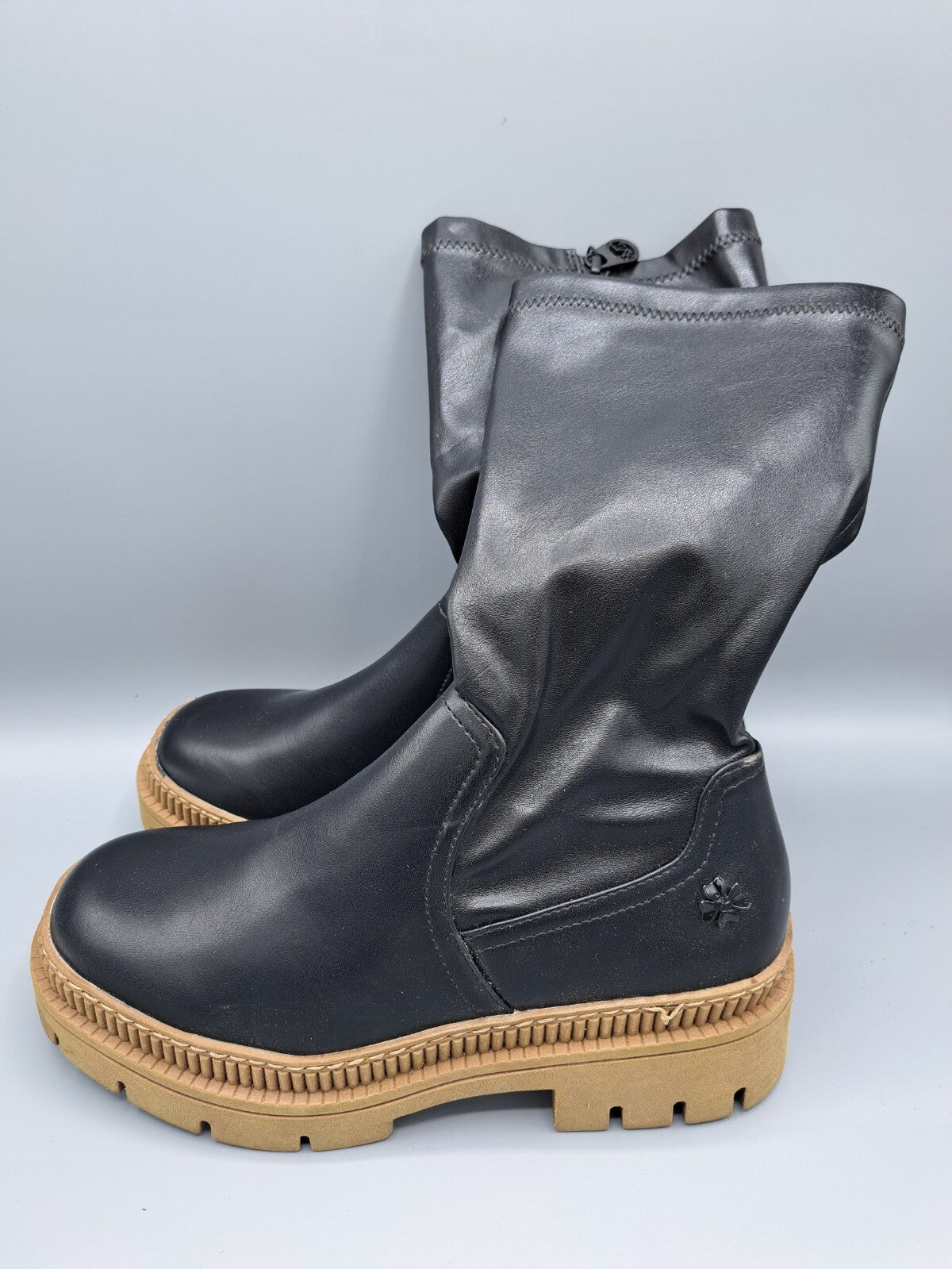 Marco Tozzi Damen Stiefel Schwarz Gr. 38 Schuhe Boots