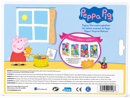 Peppa Pig Überraschungsballons Serie 1 Spielzeug 1 Figur 3 Ballons