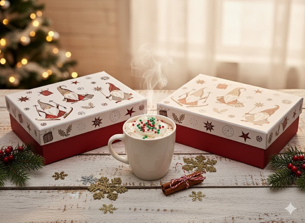 Stewo Geschenkbox 17x12x6,5cm, 2er Pack, Weihnachten