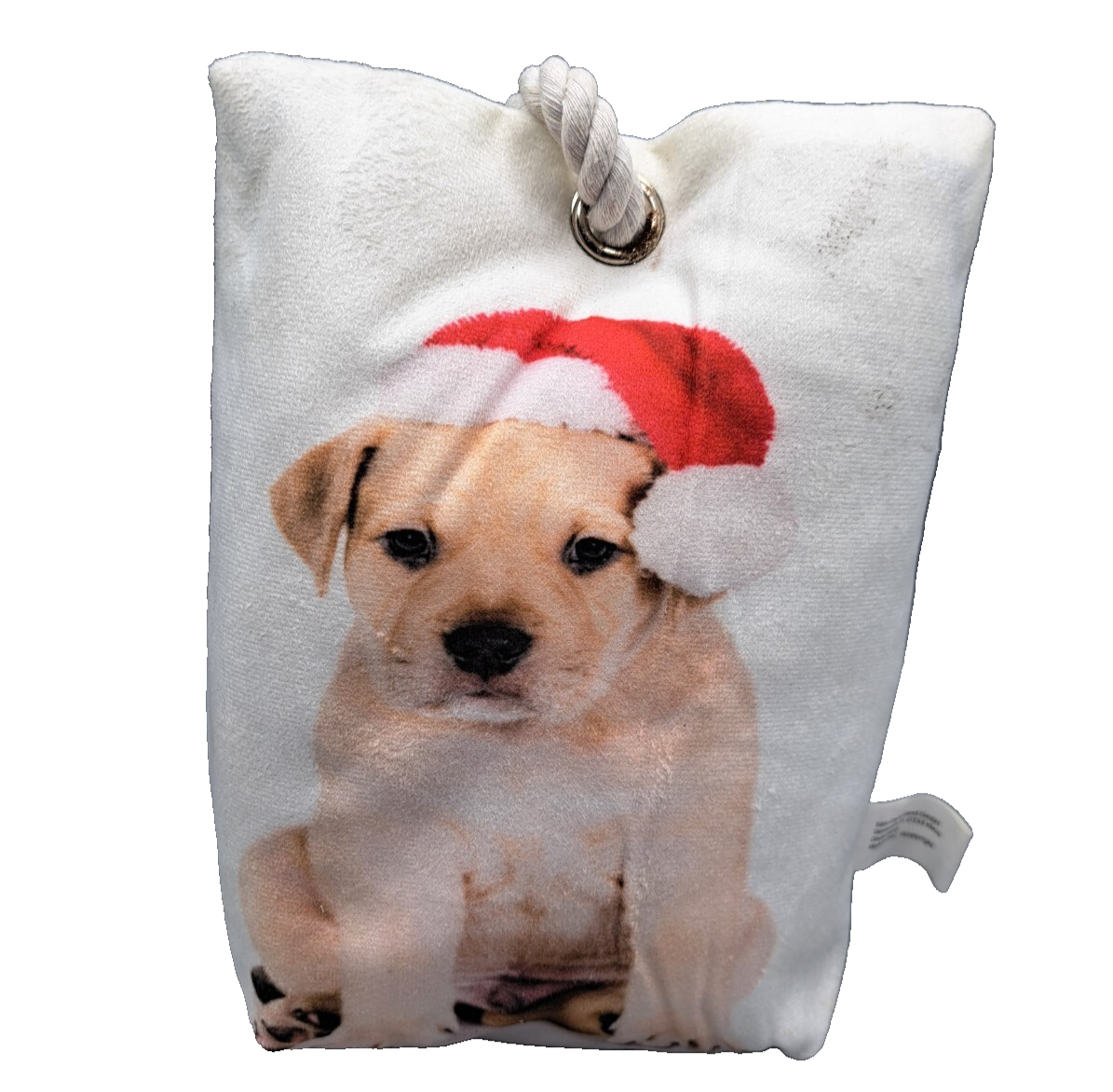 Grundig LED Weihnachts Türstopper Hund 20x14cm Deko Kissen Weihnachten