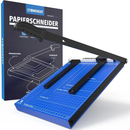 STONEREEF Papierschneider Hebelschneider A4 Schneidemaschine Papier Cutter D7