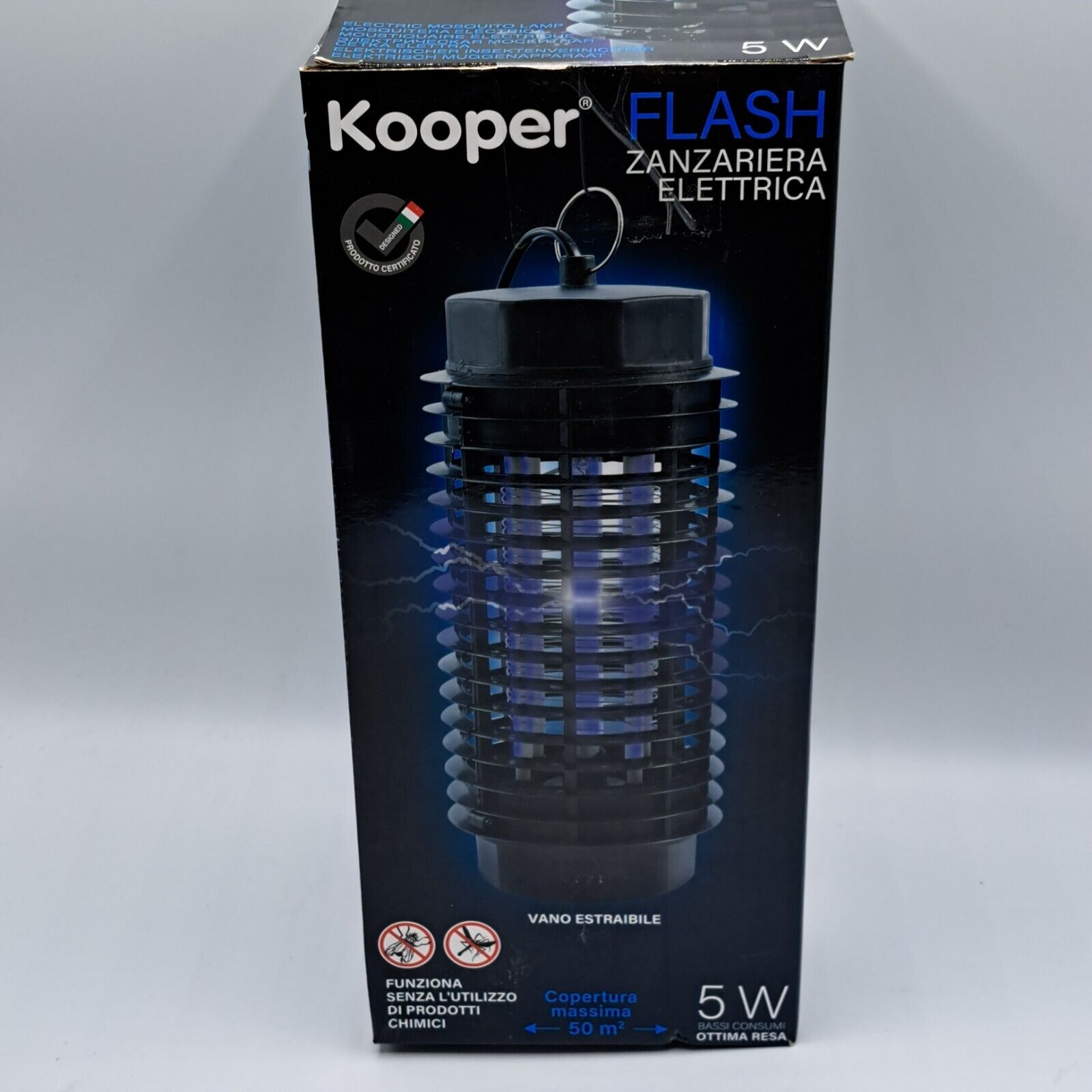 Kooper UV Insektenvernichter 5W Insektenkiller Insekten Lampe