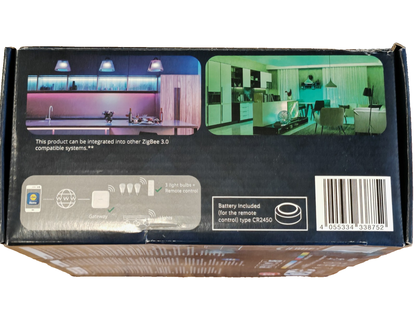 LIVARNO Smart Home Starter Kit – Gateway + 3x LED Leuchtmittel Zigbee