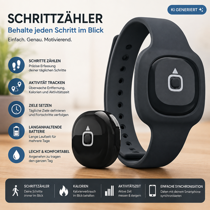 iFit Act ACTV115 Wireless Activity Tracker Fitness Tracker Schrittzähler Arm A8