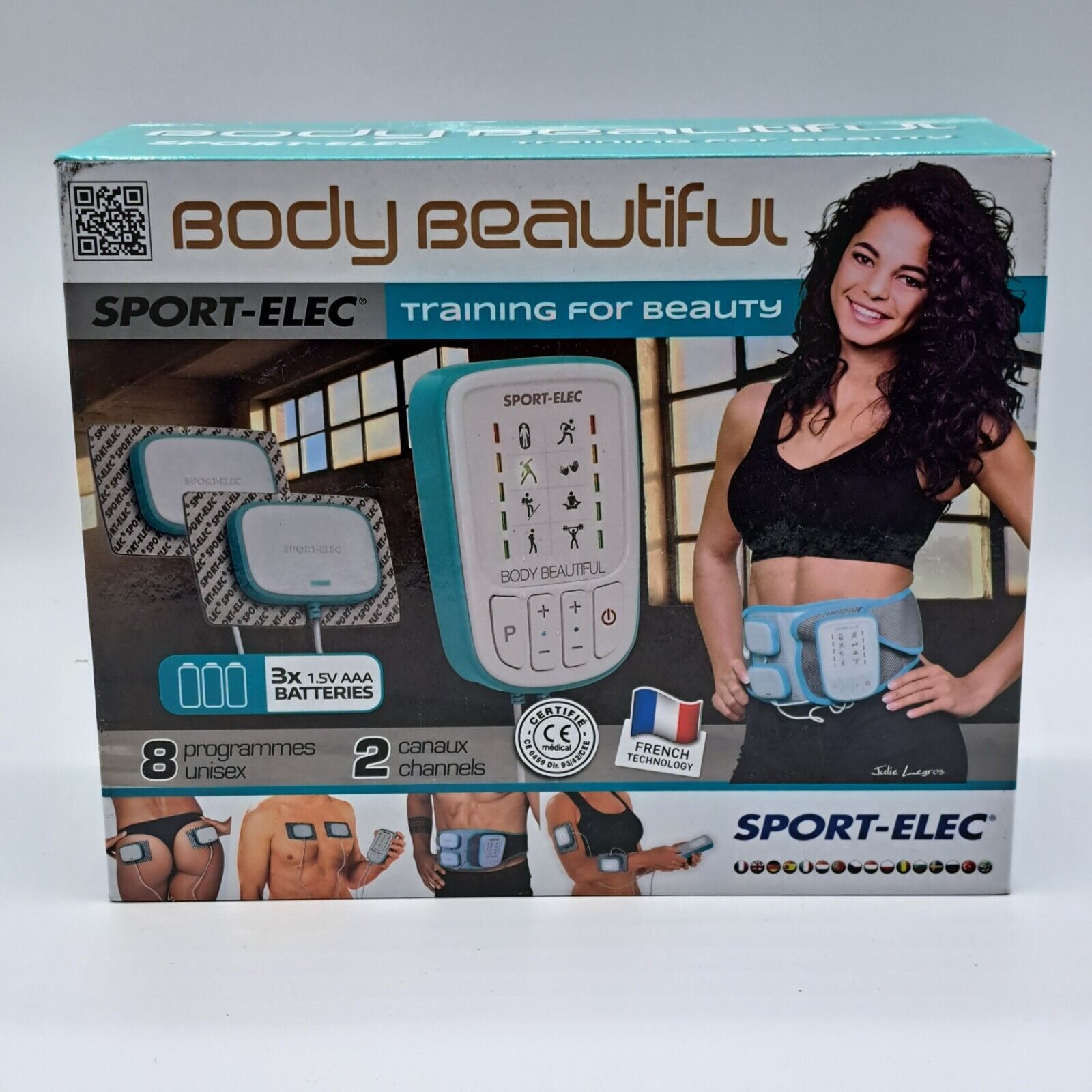 Ceinture Electrostimulator Sport-Elec Body Beautiful, Muskelaufbau