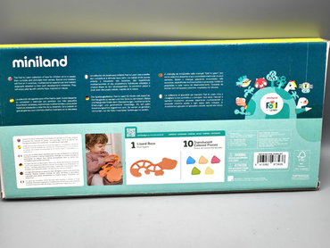 Miniland Translucent Colorful Lizard Lernspielzeug Kinder Bauspielzeug